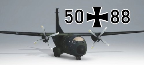 Transall C-160D Luftwaffe 50+88 LTG 63