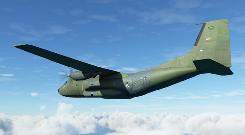 Transall C-160D Luftwaffe 50+37 LTG 62 heavy weathered