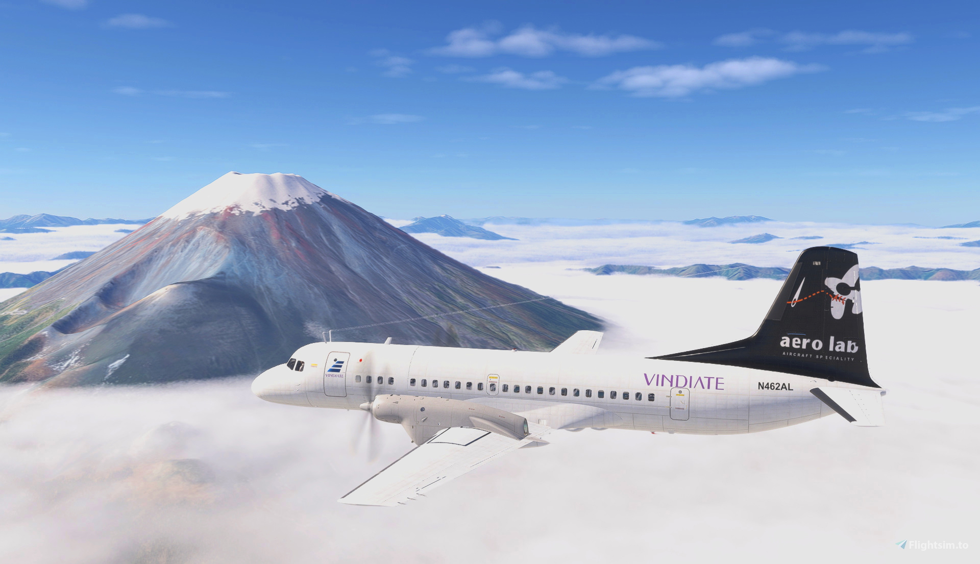 NAMC YS-11 AeroLab N462AL - Aircraft Liveries for MSFS | Flightsim.to