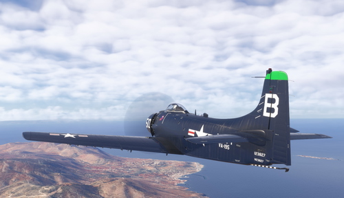 Douglas A-1 Skyraider N23827 VA-195 Dambuster
