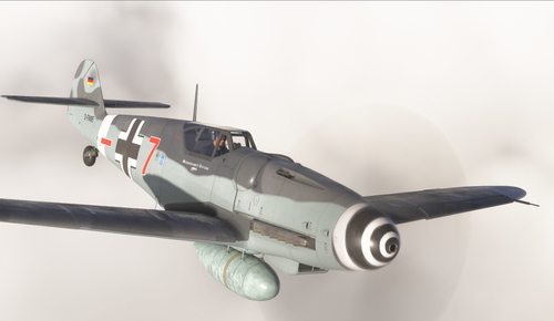 Messerschmitt Bf 109 G-4 Red 7 D-FWME Messerschmitt Foundation