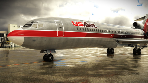 US Air (N779AL) 1980s | FlightSim Studio B727-200F Freighter