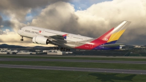 Asiana Airlines HL7625 [4K] | FlyByWire A380 thumbnail 1