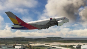 Asiana Airlines HL7625 [4K] | FlyByWire A380 thumbnail 2