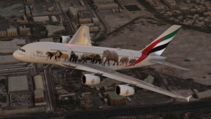 Emirates "United for Wildlife" A6-EOM [4K] | FlyByWire A380 thumbnail 5