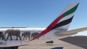 Emirates "United for Wildlife" A6-EOM [4K] | FlyByWire A380 thumbnail 9