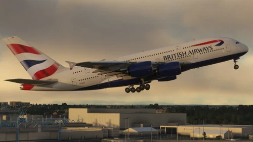 British Airways G-XLEG [4K] | FlyByWire A380