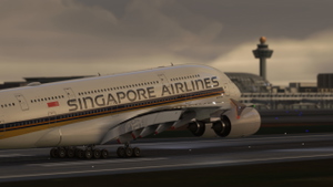 Singapore Airlines 9V-SKY [4K] | FlyByWire A380 thumbnail 1
