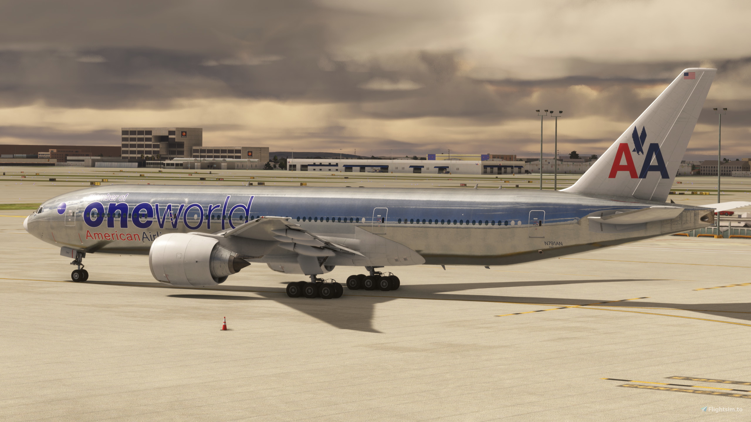 American Airlines 777-200 アメリカン oneworld Boeing 777-200 - oneworld virtual