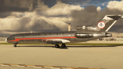 American Airlines "Astrojet" N6824 w/Cabin | FlightSim Studios B727 Passenger