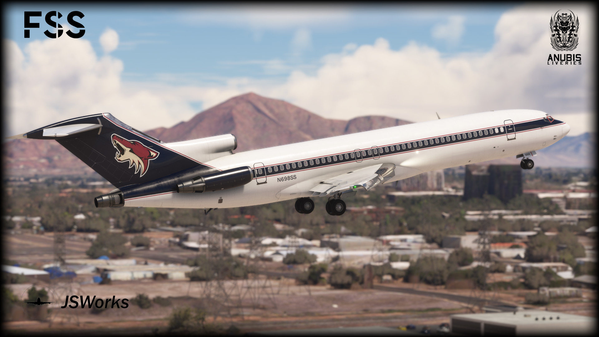 Arizona Coyotes N698SS (2010) | FSS 727 PAX - Aircraft Liveries