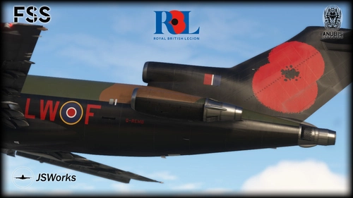 Special Remembrance livery (Lancaster Colours) | FSS 727F
