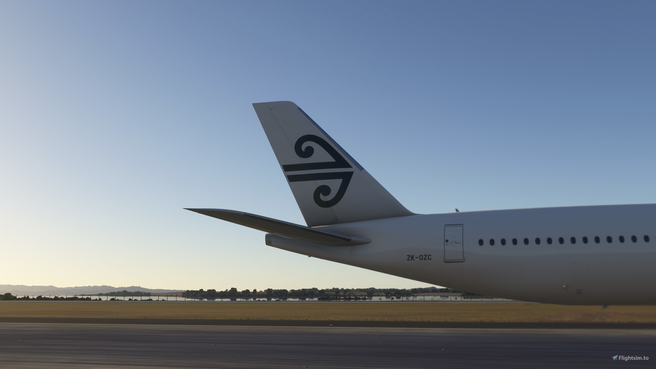 【2024年最新版】Air Liner  ホワイト 20/24] Air New Zealand All White (Fictional) | A350-900 [8K