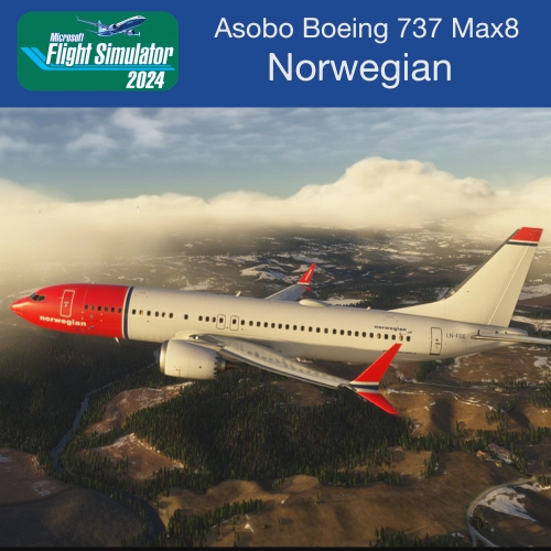 2024 Asobo Max 8 - Norwegian LN-FGE