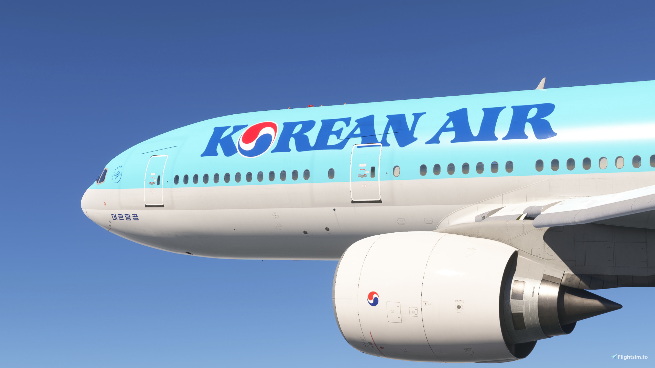 20/24] Korean Air HL7526 w/Cabin | PMDG 777-200ER - Aircraft