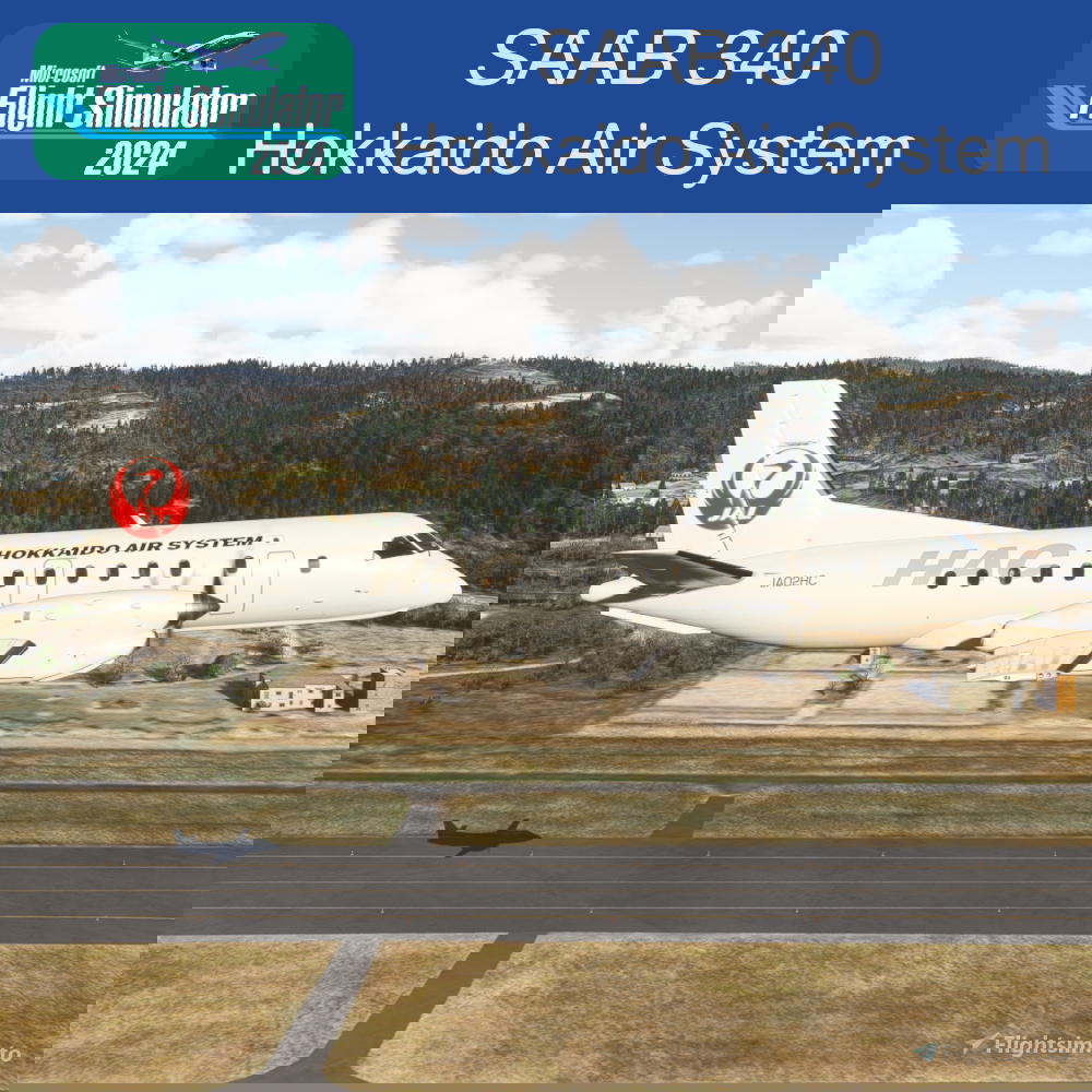 2024 SAAB 340 Hokkaido Air System JA02HC for Microsoft