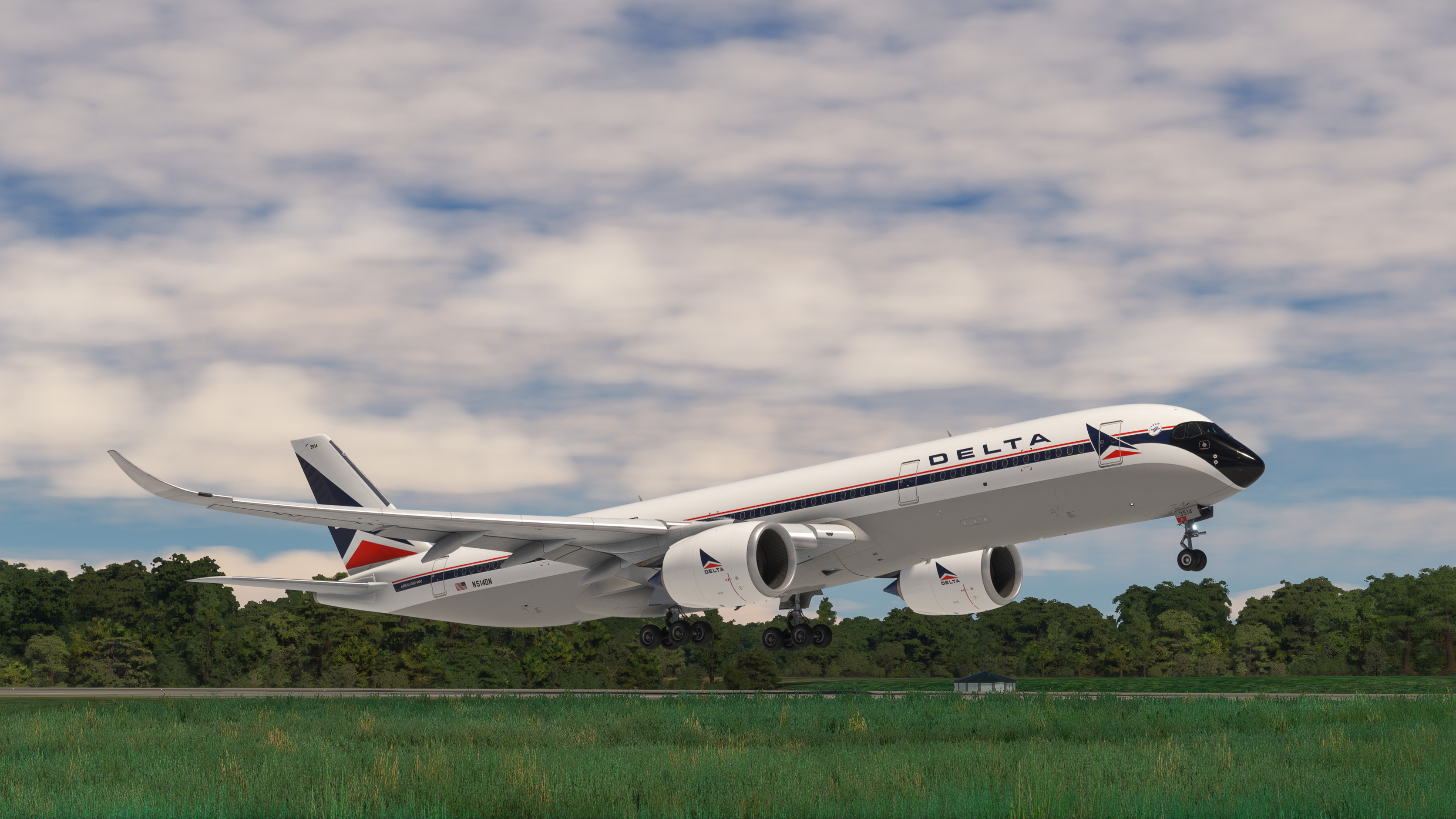 iniBuilds A350-900 Delta Air Lines Retro | N514DN | Fictional