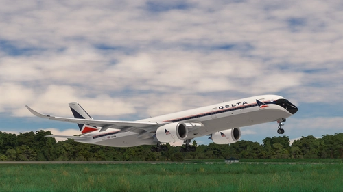 iniBuilds A350-900 Delta Air Lines Retro | N514DN | Fictional