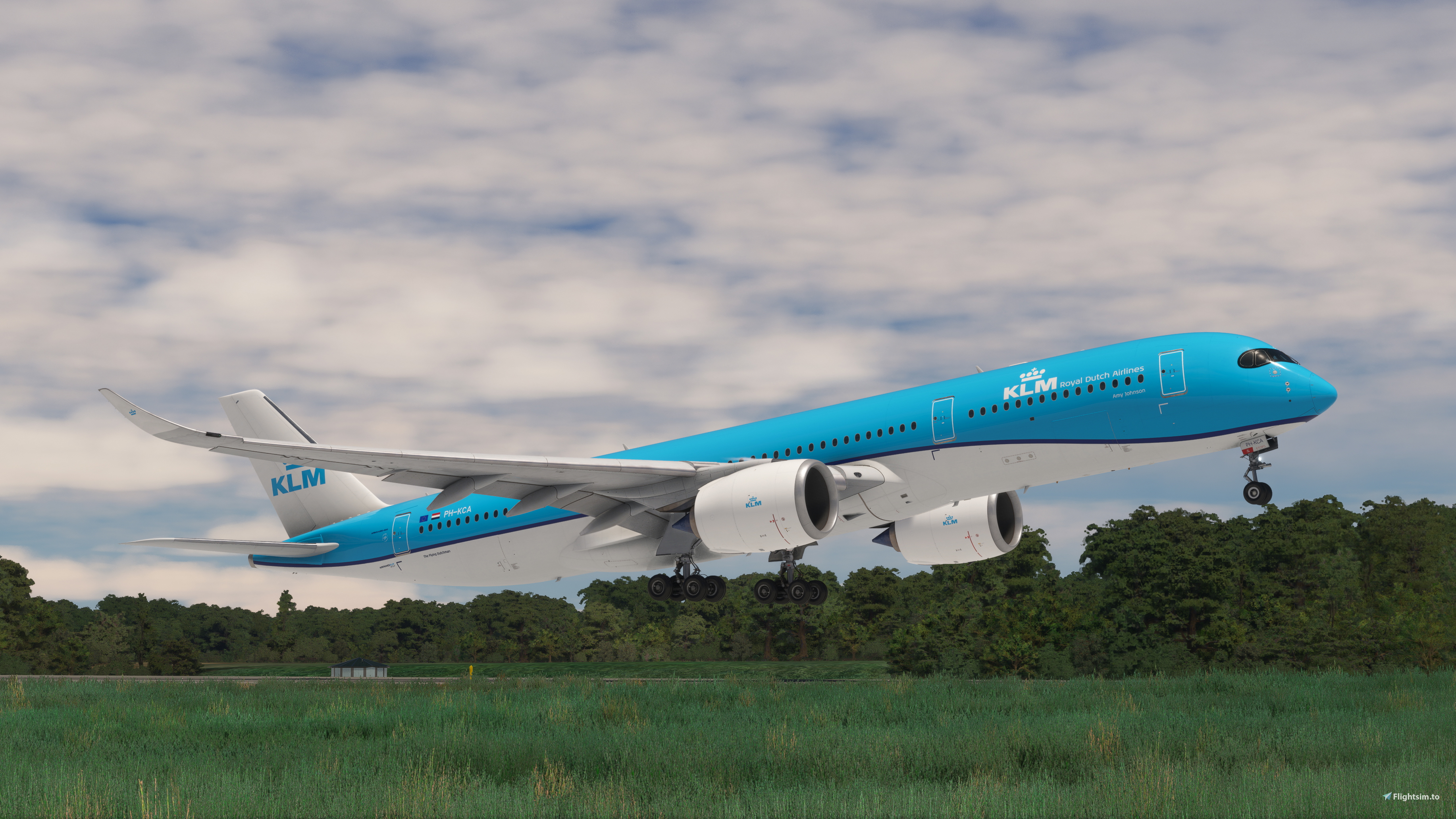 iniBuilds A350-900 KLM | PH-KCA | Fictional - Image 1