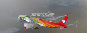 【0515STUDIO】iniBuilds A350-900 Sichuan Airlines B-304V Chengdu 2021 FISU Flame Relay 4K/8K thumbnail 3