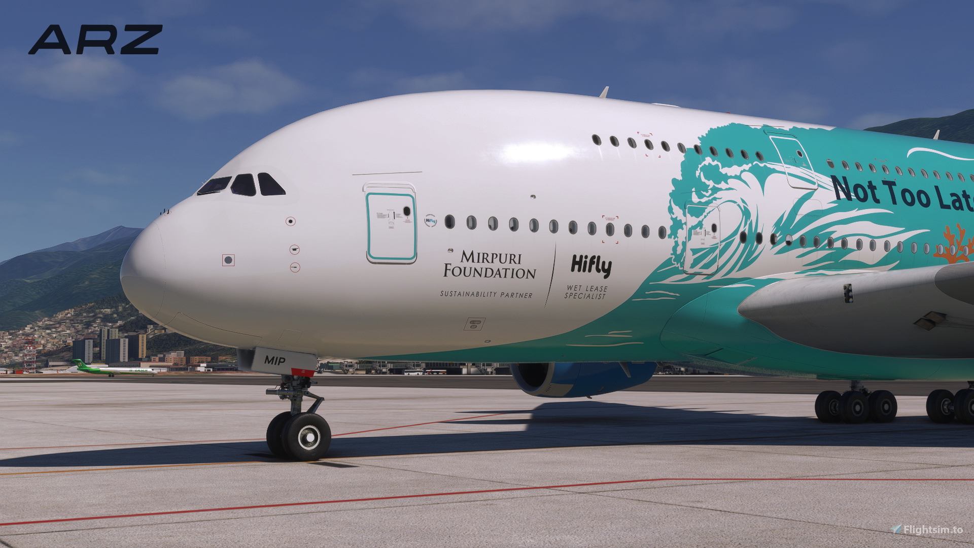 航空機・ヘリコプター SQ Wings 1:200 Hi Fly A380 9H-MIP SQ Wings 1:200 Hi Fly AIRBUS A380 Diecast Aircraft Jet Model