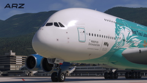 [8K/4K] HiFly 9H-MIP | FlyByWire A380X (High Fidelity | True2Life) thumbnail 3