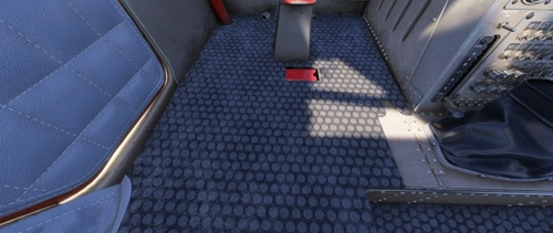 DHC-6 Twin Otter gray cockpit floor