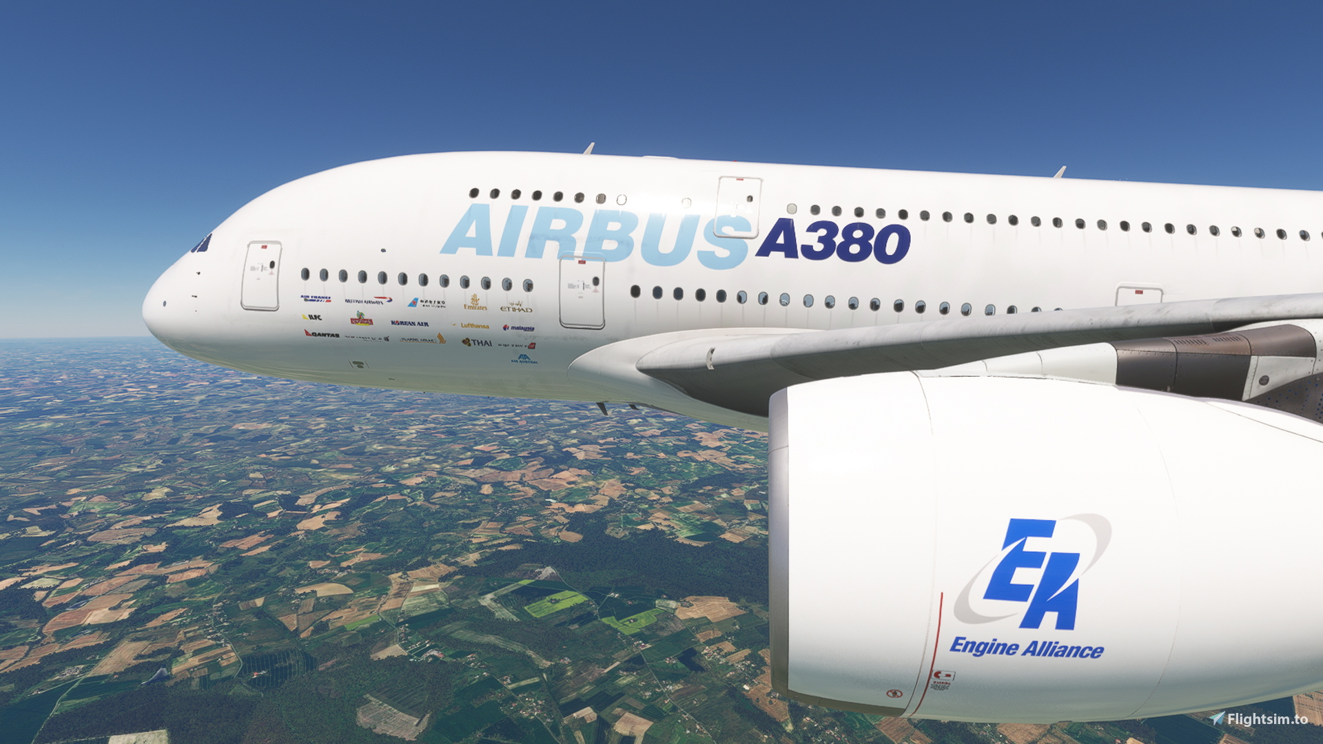 FlyByWire A380X Airbus Industries House Pack (F-WWDD) [4K] [8K] - Image 1