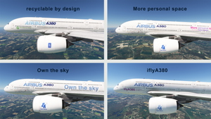 FlyByWire A380X Airbus Industries House Pack (F-WWDD) [4K] [8K] thumbnail 7