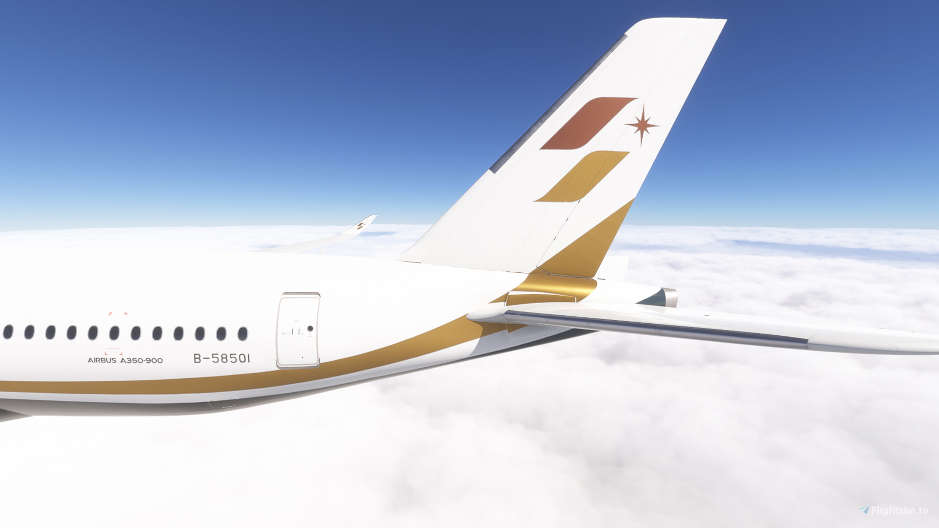 航空機・ヘリコプター Stalux A350-900 B-58501 EverRise A350-900 スターラックス航空 B-58501 1/200 [983551]