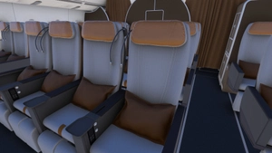 iniBuilds A350-900 w/ cabin Starlux complete fleet thumbnail 9
