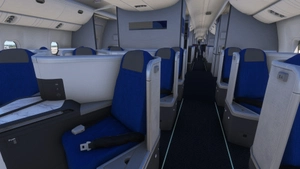 PMDG 777-200ER w/ cabin United Airlines CO Merger fleet thumbnail 10