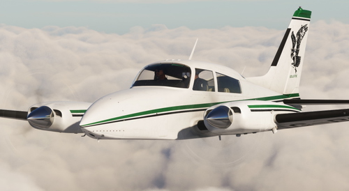 G-BODY Atlantic Flight Training | MILVIZ Cessna C310R [4K]