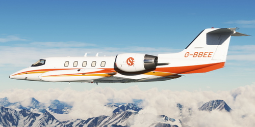 G-BBEE (CSE Aviation) | Flysimware LEARJET 35A [8K]
