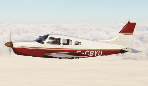 G-CBYU (Private) | Just Flight Piper PA-28R Arrow III [4K]