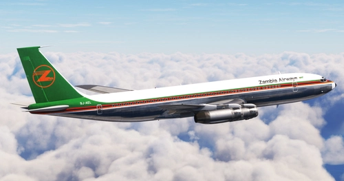 Zambia Airways 9J-AEL | Aeroplane Heaven Boeing 707-320C [4K]