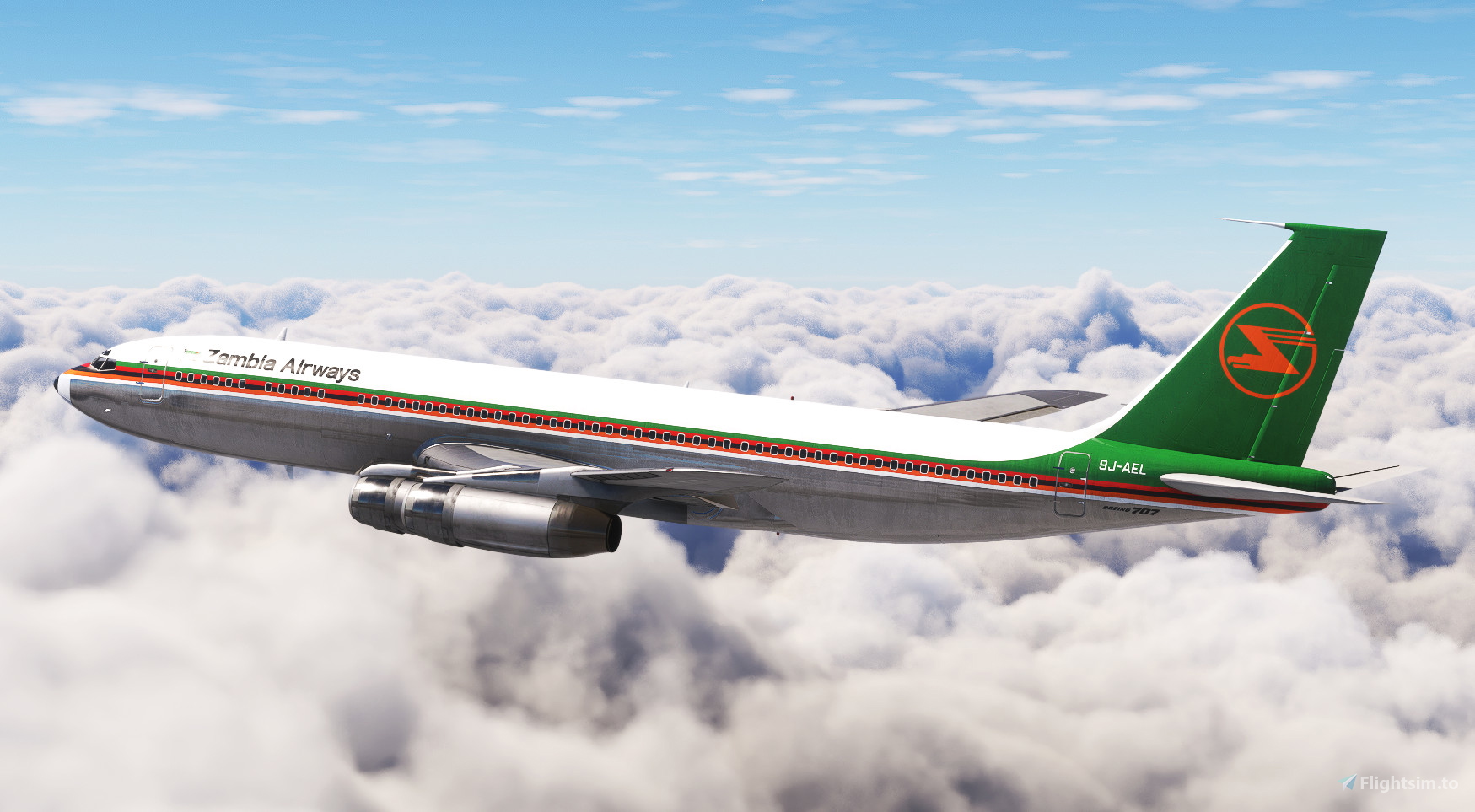 Zambia Airways 9J-AEL | Aeroplane Heaven Boeing 707-320C [4K