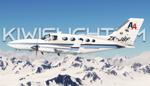 ZK-JBF Associated Airlines | FlySimWare C414 Chancellor [4K]