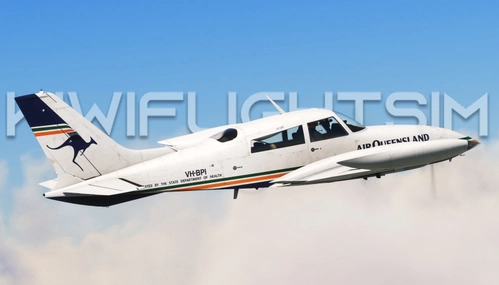 VH-BPI | AirQueensland | MILVIZ Cessna C310R [4K]