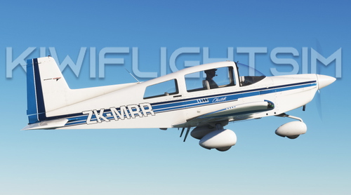 ZK-MRR | ZK-JER | BRSimDesigns Grumman American AA–5B Tiger [4K]