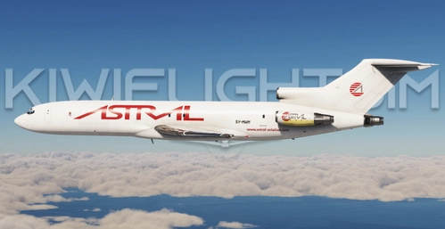 Astral Aviation 5Y-MWM (White) | FlightSim Studio - B727 Freighter [4K]