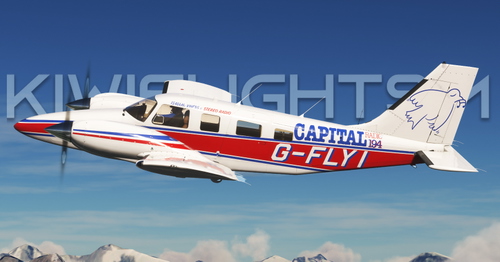 G-FLYI (Capital Radio "Flying Eye") | Carenado Piper PA34T Seneca V [8K]