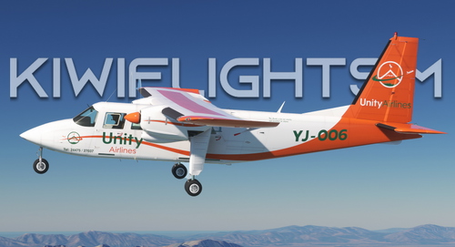 Unity Airlines YJ-OO6 (Vanuatu) | BlackBoxSimulation BN-2 Islander [8K]