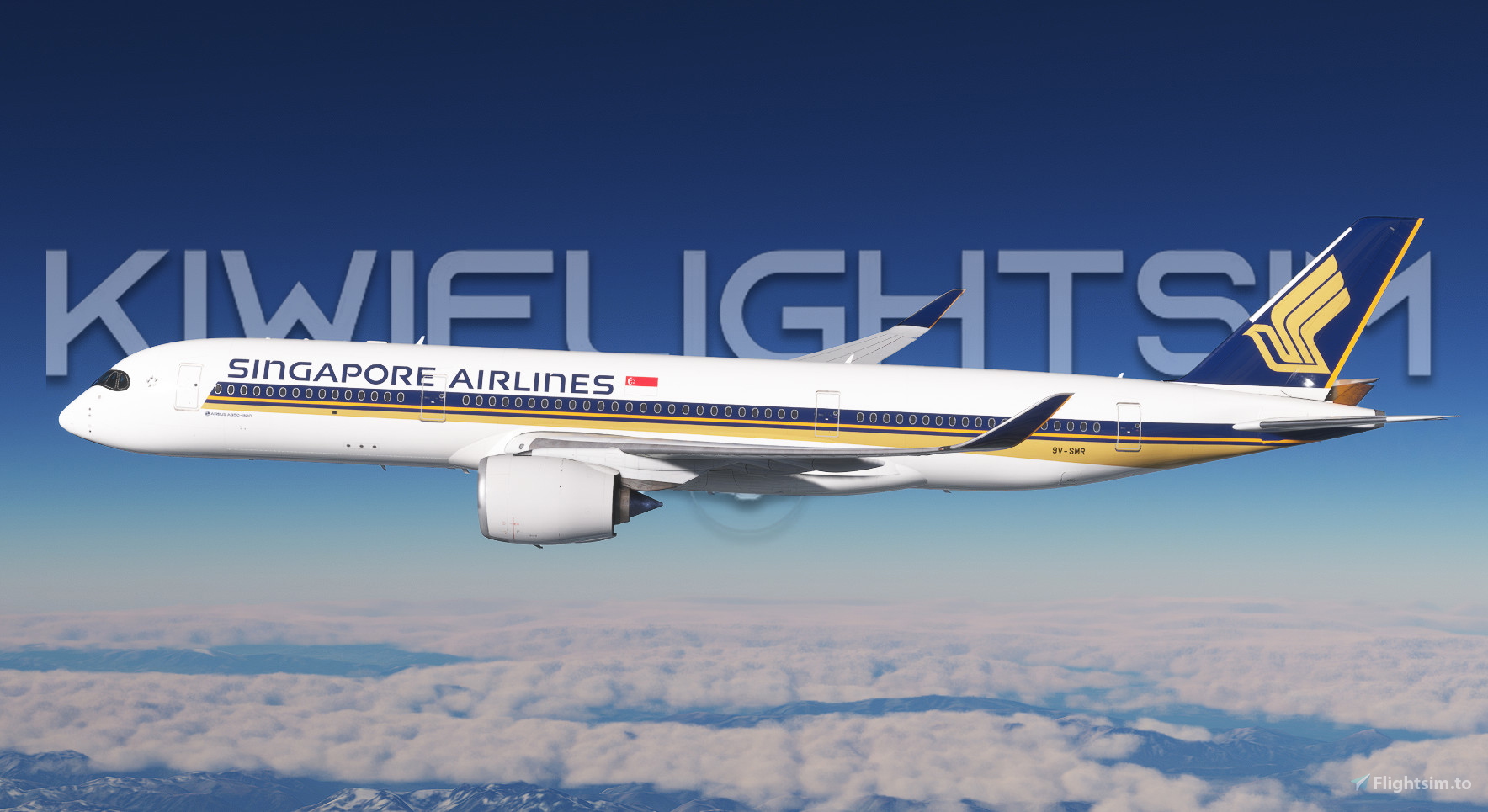 Singapore Airlines 9V-SJI A350-900 pour Microsoft Flight Simulator