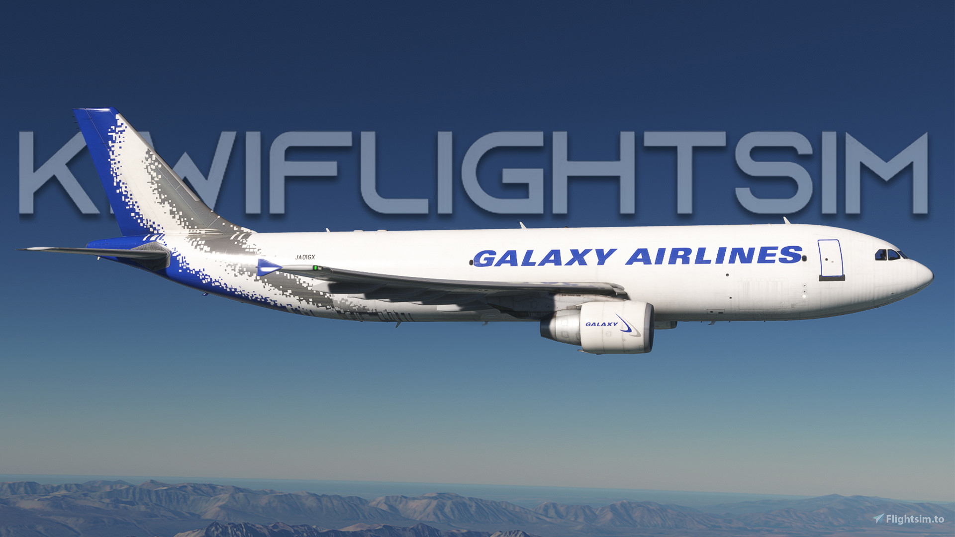 美品 レアGalaxy Airlines A300-600R 1⁄400 模型 美品 レアGalaxy