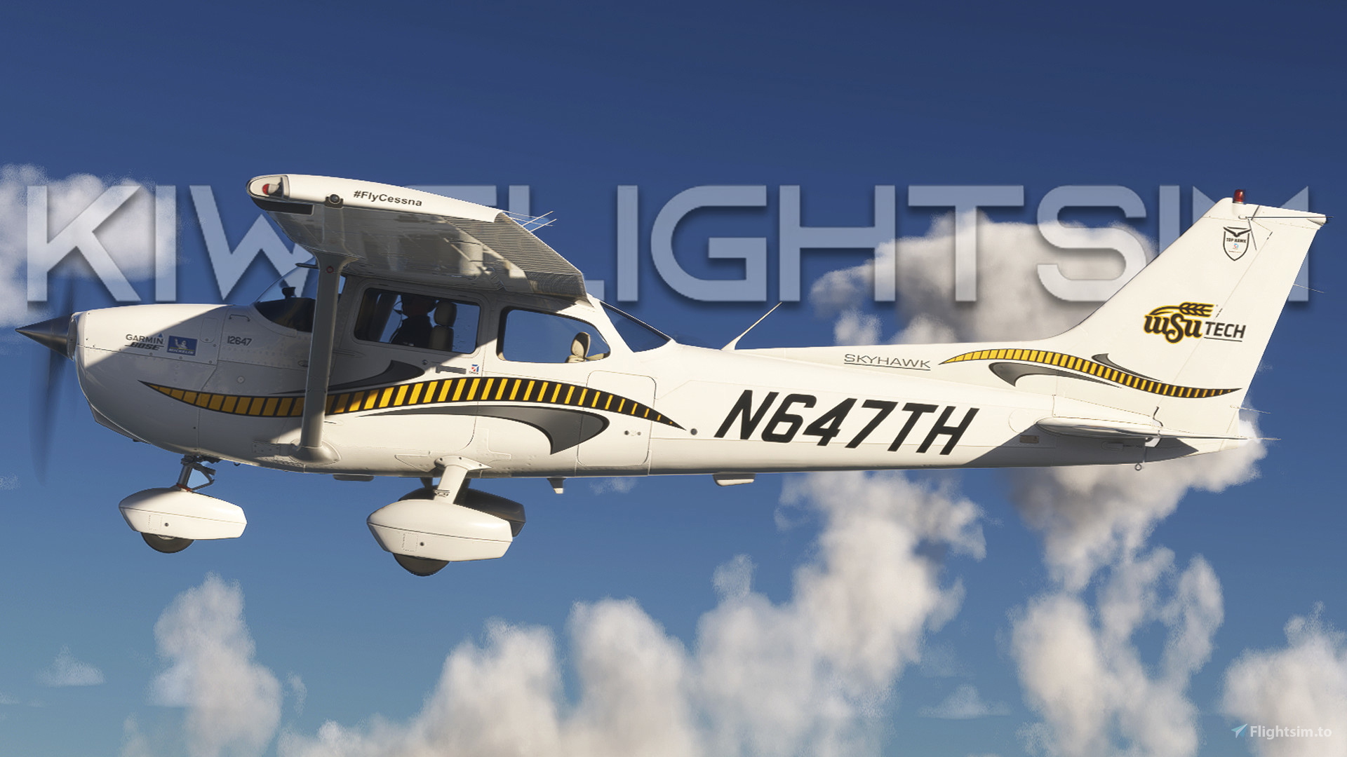 ZK-EOX (Private) | Asobo Cessna C172 & bagolu R172 HAWK XP II [4K