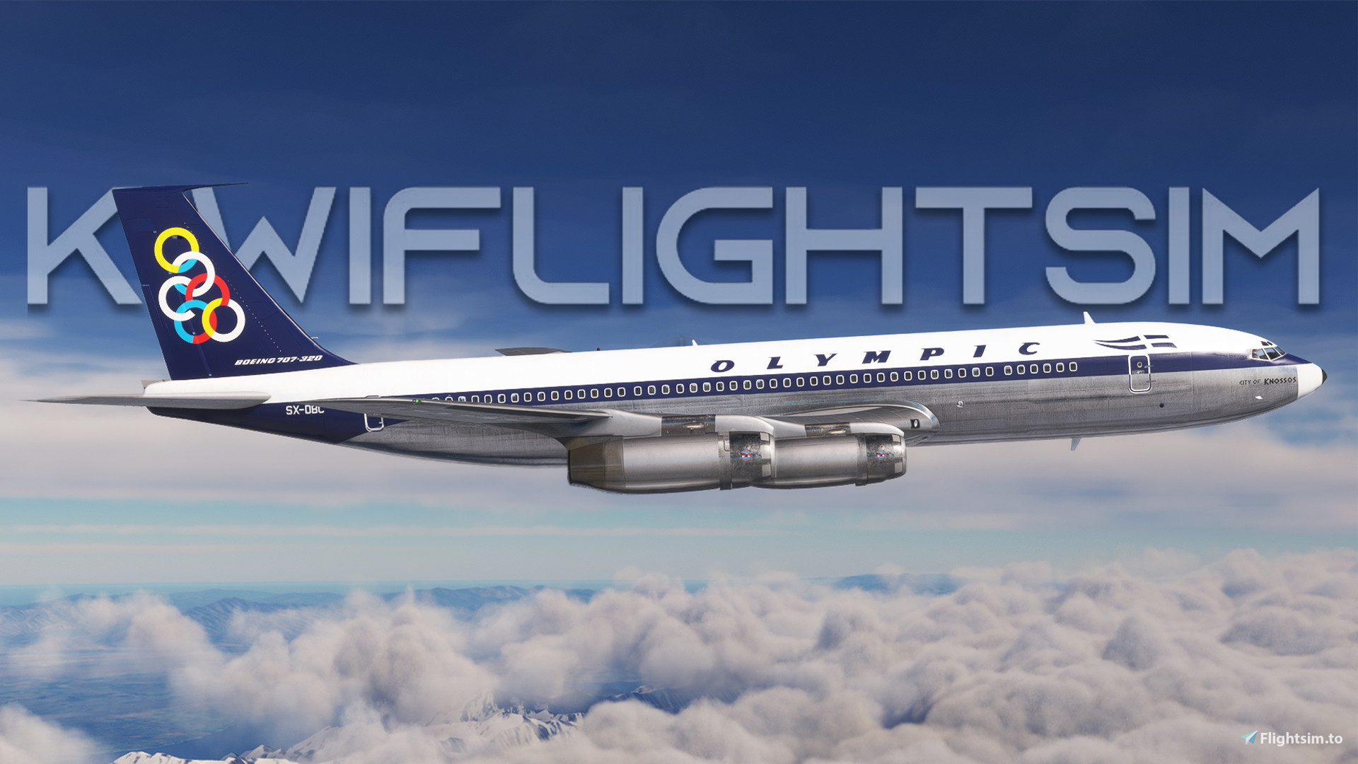 Olympic Airways | SX-DBC 'City of Knossos' | Aeroplane Heaven B707
