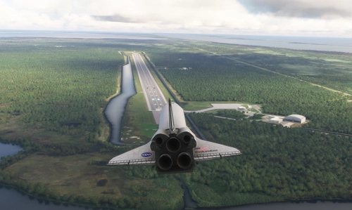 02-Landing The Space Shuttle at KTTS Orlando