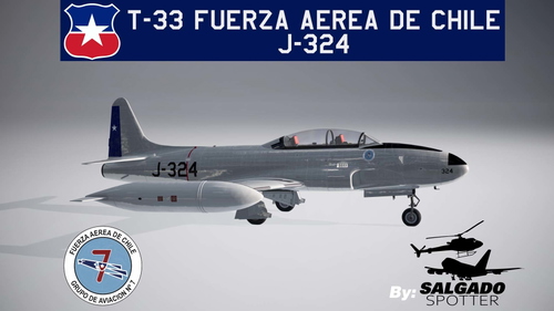 T-33 Fuerza Aérea de Chile FACH J-324