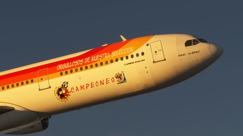 Iberia EC-LEV 'Campeones Livery' (FICTIONAL A340-600 Livery)